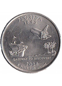 2004 - Quarto di dollaro Stati Uniti Florida Fdc (P) Filadelfia